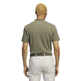 ADIDAS MEN'S GO-TO HENLEY GOLF POLO SHIRT - OLIVE STRATA