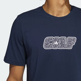 ADIDAS MEN'S GOLF TEE - NAVY