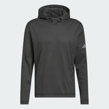 ADIDAS MEN'S LIGHTWEIGHT HOODIE - Black / Grey Six