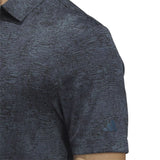 ADIDAS MEN'S AERIAL JACQUARD POLO SHIRT - ARCTIC NIGHT
