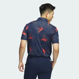 ADIDAS MEN'S ULTIMATE365 OASIS MESH GOLF POLO SHIRT - COLLEGIATE NAVY