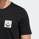 ADIDAS MEN'S CORE GOLF T-SHIRT - BLACK