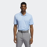 ADIDAS MEN'S PERFORMANCE PRIMEGREEN GOLF POLO SHIRT - CLEAR SKY