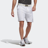 ADIDAS MEN'S ULTIMATE365 3-STRIPES GOLF SHORTS - WHITE