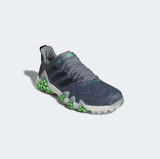 ADIDAS MEN'S CODECHAOS 22 GOLF SPIKELESS SHOES - Grey Three / Core Black / Beam Green