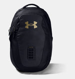 UNDER ARMOUR Gameday 2.0 Backpack Bag - Black / Metallic Gold Luster