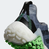 ADIDAS MEN'S CODECHAOS 22 GOLF SPIKELESS SHOES - Grey Three / Core Black / Beam Green