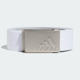 ADIDAS UNISEX UNIVERSAL GOLF WEBBING BELT - WHITE