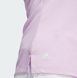 ADIDAS WOMEN'S OTMAN STRIPES SLEEVELESS GOLF POLO SHIRT - BLISS LILAC