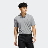 ADIDAS MEN'S DRIVE HEATHER GOLF POLO SHIRT - GREY THREE