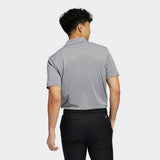 ADIDAS MEN'S DRIVE HEATHER GOLF POLO SHIRT - GREY THREE