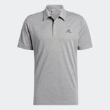 ADIDAS MEN'S DRIVE HEATHER GOLF POLO SHIRT - GREY THREE