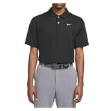 NIKE MEN'S DRI-FIT ESSENTIAL SOLID GOLF POLO SHIRT - BLACK