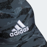 ADIDAS MEN'S TOUR PRINT GOLF HAT - BLACK