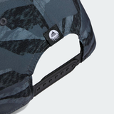 ADIDAS MEN'S TOUR PRINT GOLF HAT - BLACK