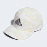 ADIDAS MEN'S TOUR PRINT GOLF HAT - WHITE