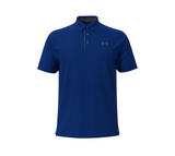 UNDER ARMOUR MEN'S TECH GOLF POLO - ROYAL / GRAPHITE