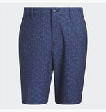 ADIDAS MEN'S Ultimate365 Nine-Inch Printed Golf Shorts - Collegiate Navy/White