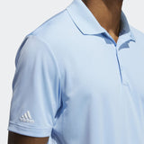ADIDAS MEN'S PERFORMANCE PRIMEGREEN GOLF POLO SHIRT - CLEAR SKY