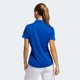 ADIDAS WOMEN'S PERFORMANCE PRIMEGREEN GOLF POLO SHIRT - COLLEGIATE ROYAL