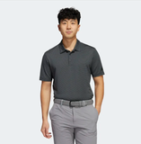 ADIDAS MEN'S OTMAN PENCIL STRIPE GOLF POLO SHIRT - Black / Grey Six