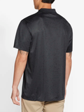 NIKE MEN'S DRI-FIT VICTORY MICRO PRINT GOLF POLO SHIRT - DARK SMOKE GREY
