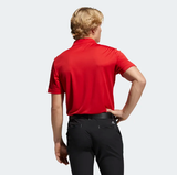 ADIDAS MEN'S PERFORMANCE PRIMEGREEN GOLF POLO LC SHIRT - Collegiate Red