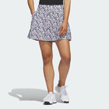 ADIDAS WOMEN'S PRINTED 16-INCH GOLF SKORT - Black / White
