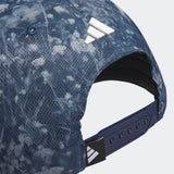ADIDAS MEN'S 3-STRIPES PRINTED TOUR GOLF HAT - Collegiate Navy