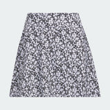 ADIDAS WOMEN'S PRINTED 16-INCH GOLF SKORT - Black / White
