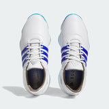ADIDAS MEN'S TOUR360 22 GOLF SHOES - Cloud White / Lucid Blue / Silver Metallic
