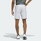 ADIDAS MEN'S ULTIMATE365 NINE-INCH PRINTED GOLF SHORTS - White / Grey Three