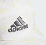 ADIDAS MEN'S TOUR PRINT GOLF HAT - WHITE