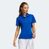 ADIDAS WOMEN'S PERFORMANCE PRIMEGREEN GOLF POLO SHIRT - COLLEGIATE ROYAL