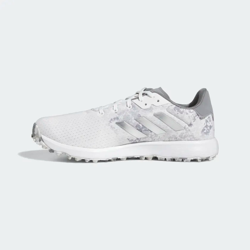 ADIDAS MEN S S2G SL WIDE GOLF SHOES Cloud White Matte Silver
