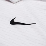 NIKE MEN'S DRI-FIT VAPOR STRIPE PHOTON DUST GOLF POLO SHIRT - WHITE