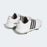 ADIDAS MEN'S TOUR360 22 BOOST GOLF SHOES - Cloud White / Core Black / Silver Metallic