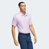 ADIDAS MEN'S PRISMA-PRINT GOLF POLO SHIRT - Bliss Lilac / Purple Glow