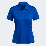 ADIDAS WOMEN'S PERFORMANCE PRIMEGREEN GOLF POLO SHIRT - COLLEGIATE ROYAL