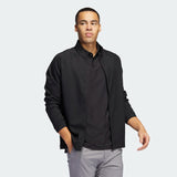 ADIDAS MEN'S CORE VERSATILE FULL-ZIP GOLF JACKET - BLACK