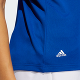 ADIDAS WOMEN'S PERFORMANCE PRIMEGREEN GOLF POLO SHIRT - COLLEGIATE ROYAL