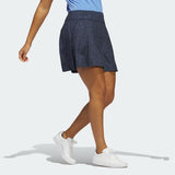 ADIDAS WOMEN'S PRINTED 16-INCH GOLF SKORT - Collegiate Navy / Shadow Navy