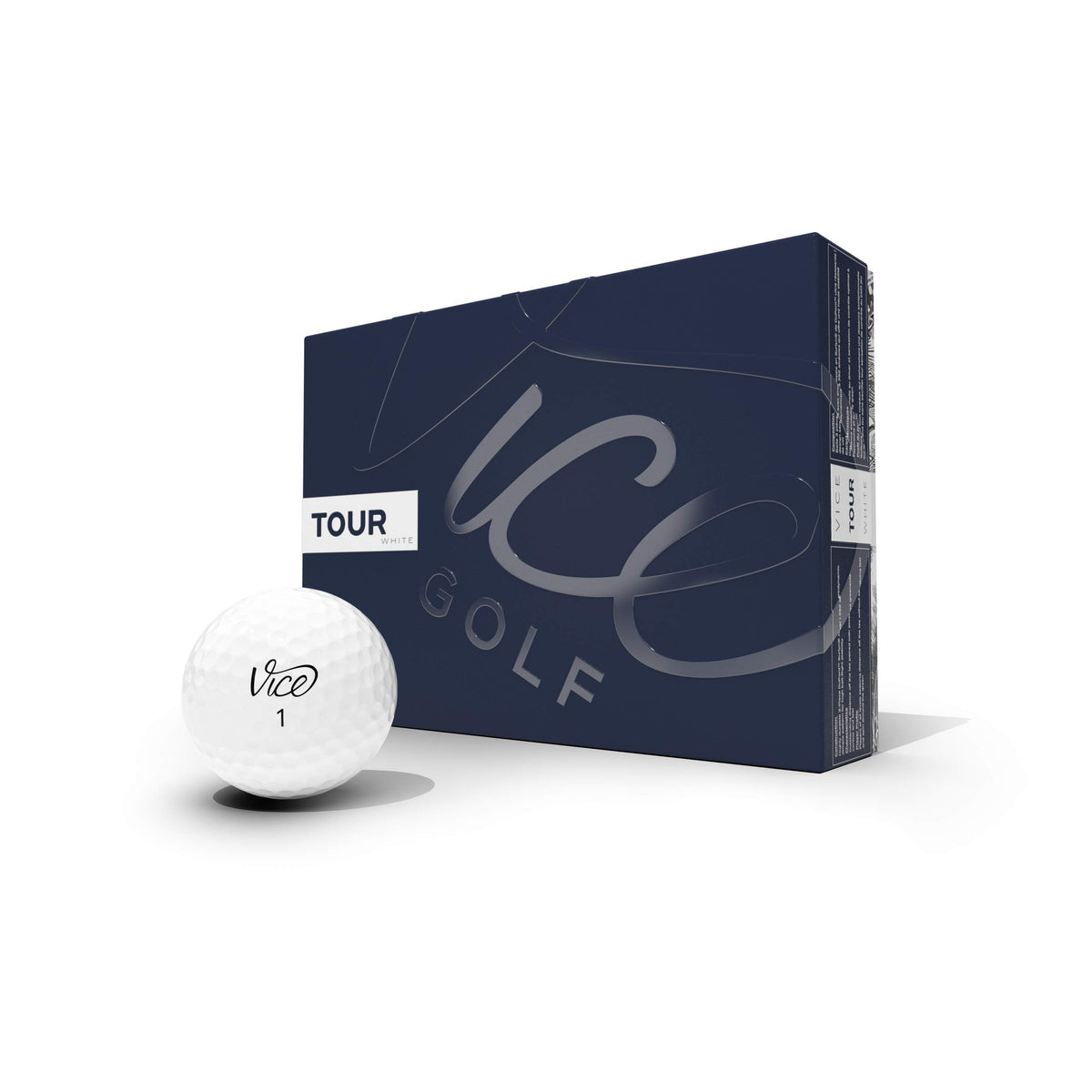 Vice Tour White ゴルフボール 3個入り