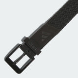 ADIDAS MEN'S BRAIDED STRETCH GOLF BELT - BLACK