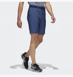 ADIDAS MEN'S Ultimate365 Nine-Inch Printed Golf Shorts - Collegiate Navy/White