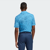 ADIDAS MEN'S MOTION-PRINT GOLF POLO SHIRT - Pulse Blue / Crew Navy