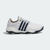 ADIDAS MEN'S TOUR360 22 GOLF SHOES - Cloud White / Collegiate Navy / Silver Metallic