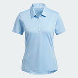 ADIDAS WOMEN'S PERFORMANCE PRIMEGREEN GOLF POLO SHIRT - CLEAR SKY