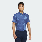 ADIDAS MEN'S FLOWER MESH GOLF POLO SHIRT - Blue Fusion / Collegiate Navy