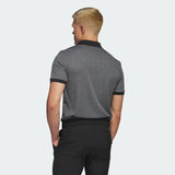 ADIDAS MEN'S ULTIMATE365 NO-SHOW GOLF POLO SHIRT - Black
